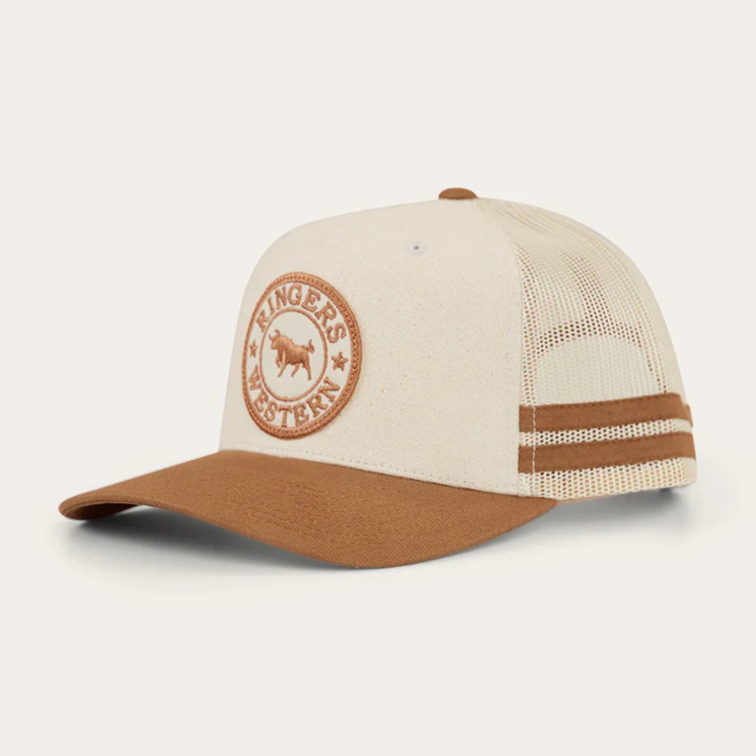 RINGERS WESTERN MCCOY TRUCKER CAP - BEIGE/CLAY - The Work Pit