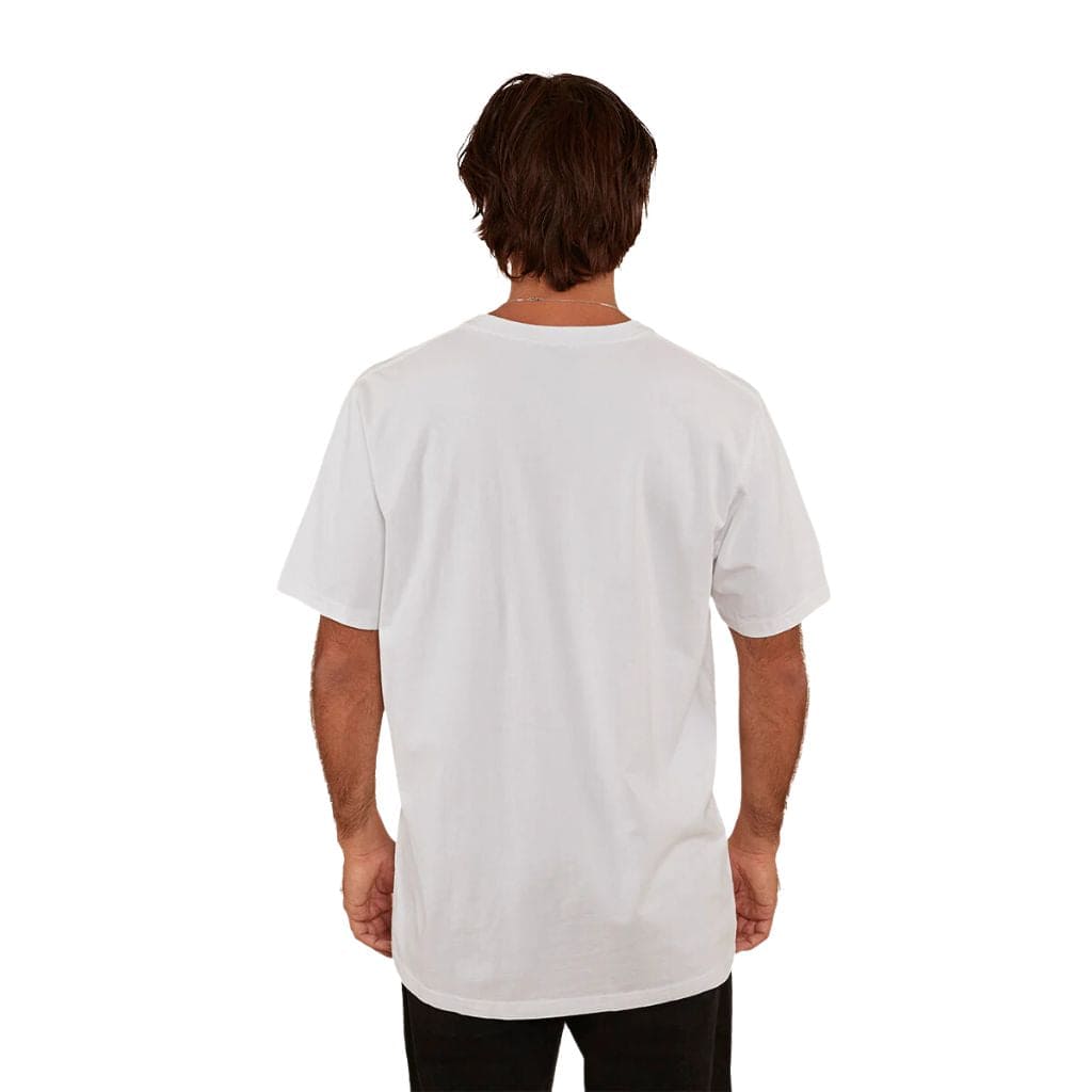 RINGERS WESTERN MENS MONTVILLE LOOSE FIT TSHIRT WHITE - The Work Pit