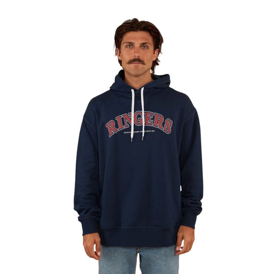 RINGERS WESTERN PRINCETON MENS HOODIE COLLEGE NAVY - The Work Pit