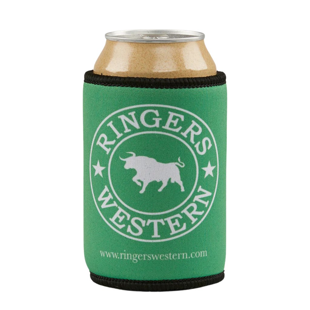 RINGERS WESTERN SIGNATURE BULL STUBBY COOLER - KELLY GREEN - The Work Pit