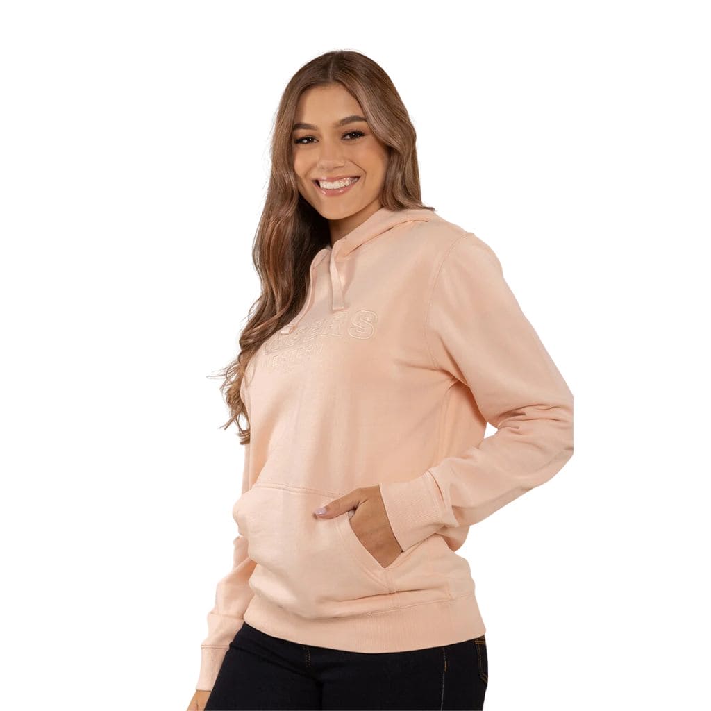 RINGERS WESTERN WOMENS HAVEN HOODIE PUTTY PINK - The Work Pit