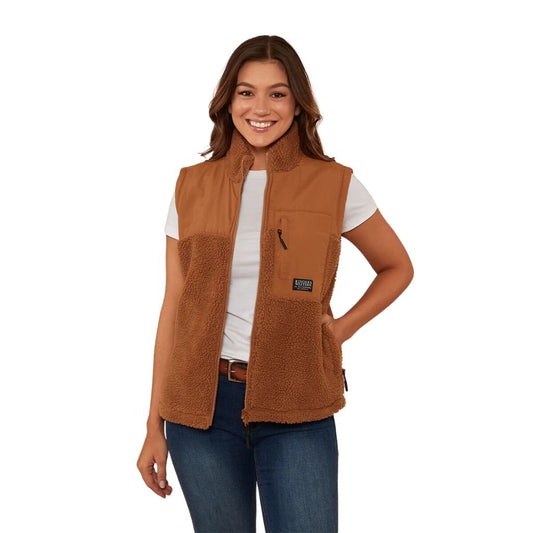 RINGERS WESTERN WOMENS TRAILS VEST TOFFEE - The Work Pit