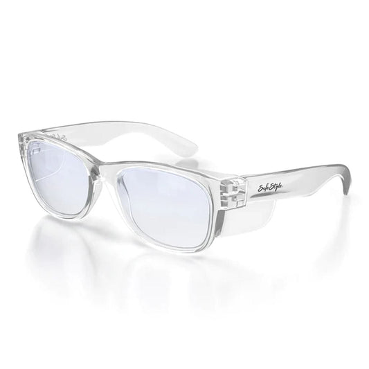 SAFESTYLE CLASSICS CLEAR FRAME/BLUE LIGHT BLOCKING LENS - The Work Pit