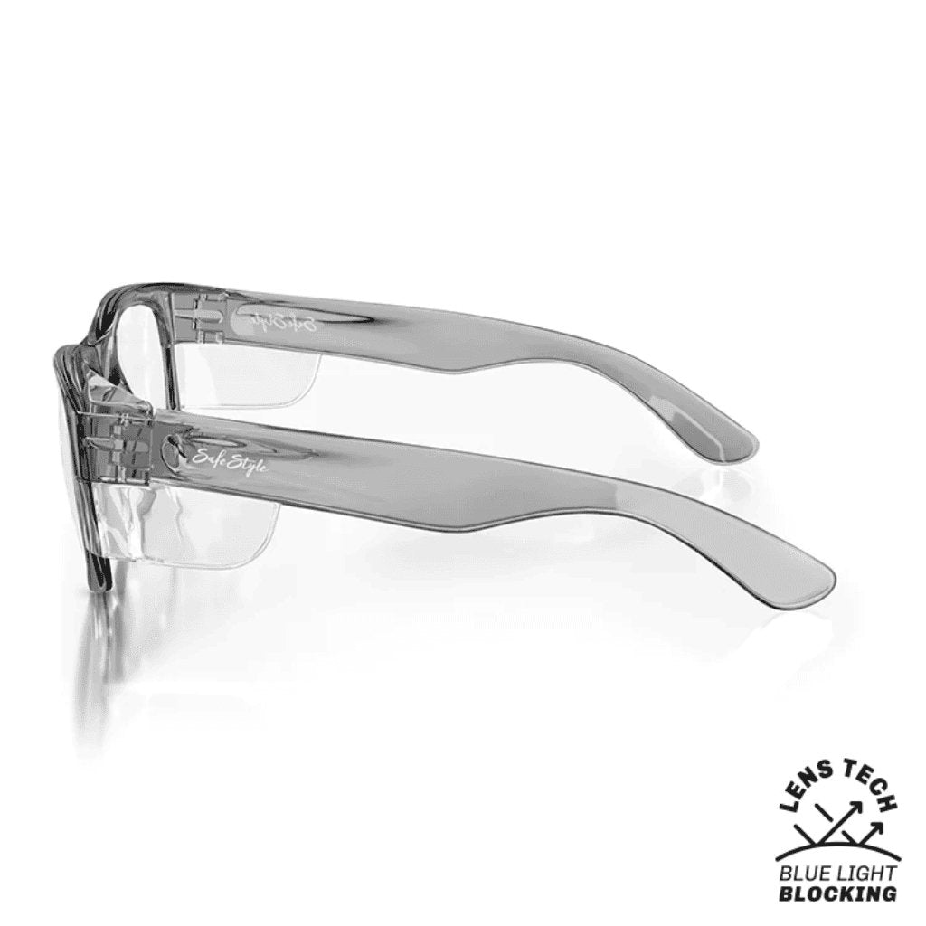 SAFESTYLE CRUISER GRAPHITE FRAME/BLUE LIGHT BLOCKING LENS - The Work Pit