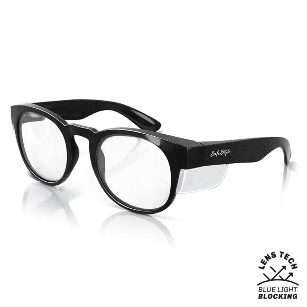 SAFESTYLE CRUISERS BLACK FRAME/BLUE LIGHT BLOCKING LENS - The Work Pit