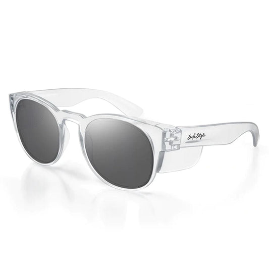 SAFESTYLE CRUISERS CLEAR FRAME/POLARISED UV400 - The Work Pit