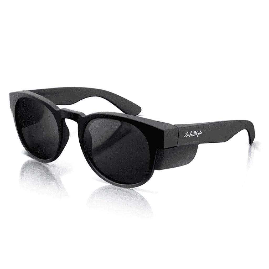 SAFESTYLE CRUISERS MATTE BLACK FRAME/POLARISED LENS - The Work Pit