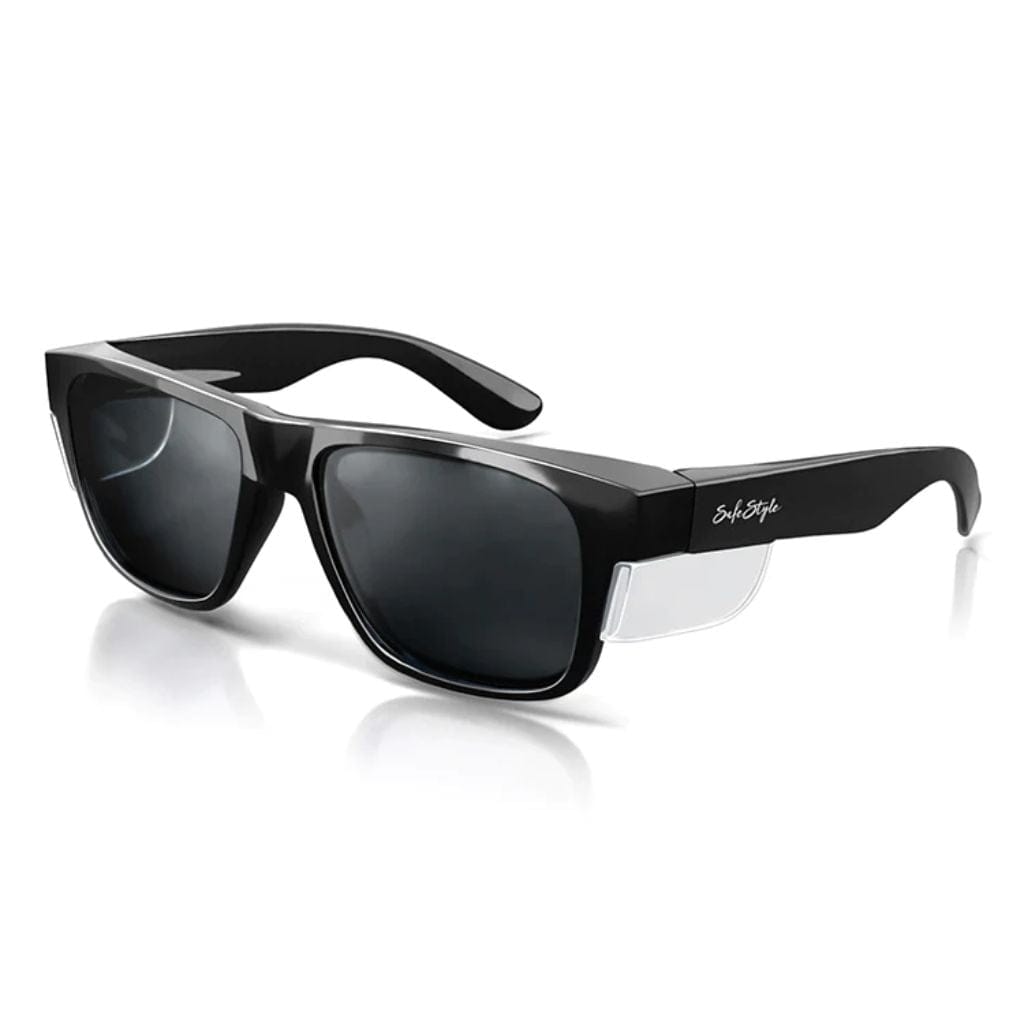 SAFESTYLE FUSIONS BLACK FRAME/POLARISED LENS - The Work Pit