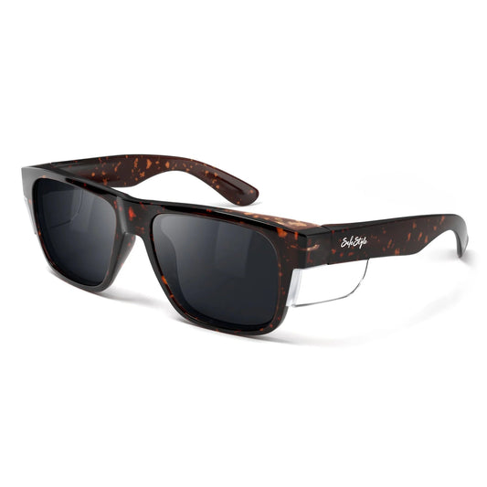 SAFESTYLE FUSIONS BROWN TORTS FRAME POLARISED LENS - The Work Pit