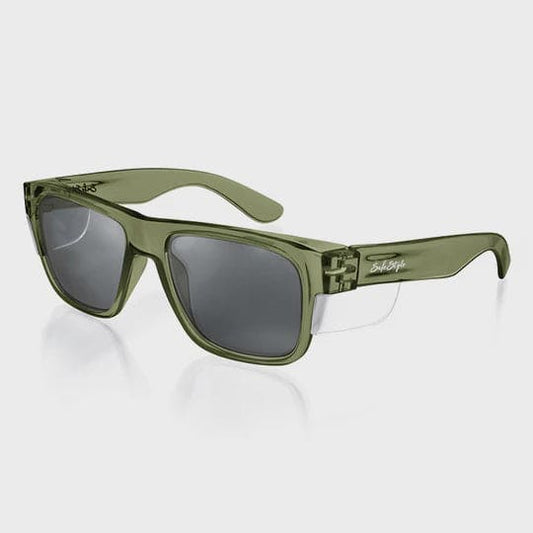 SAFESTYLE FUSIONS GREEN FRAME POLARISED LENS - The Work Pit