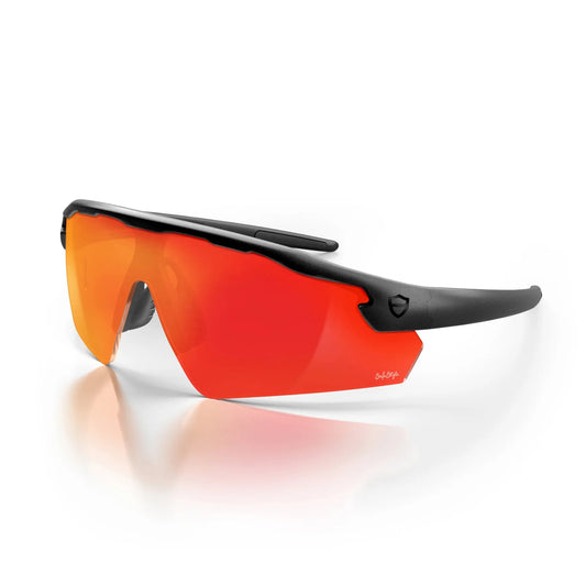 SAFESTYLE PHANTOMS MATTE BLACK FRAME REFLECTORS RED LENS - The Work Pit