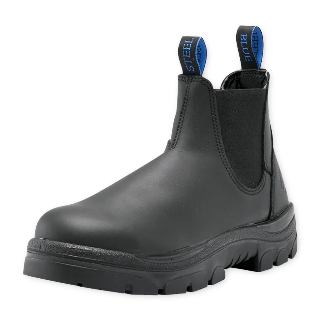 STEEL BLUE 312601 HOBART SCUFF CAP BOOTS - BLACK - The Work Pit