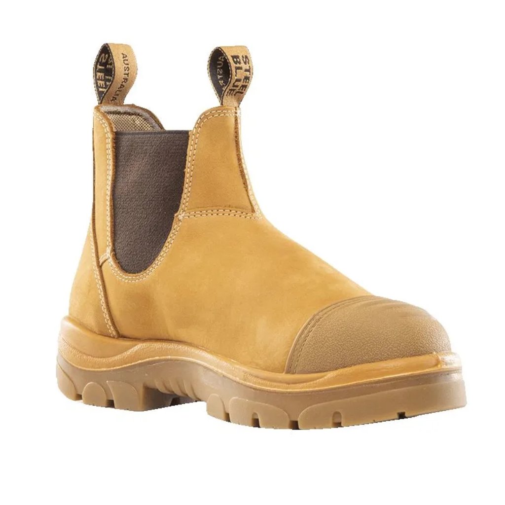 STEEL BLUE 312601 HOBART SCUFF CAP BOOTS - WHEAT - The Work Pit