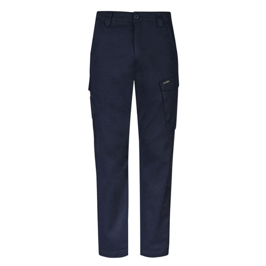 SYZMIK MENS STRETCH CARGO PANT - NAVY - The Work Pit