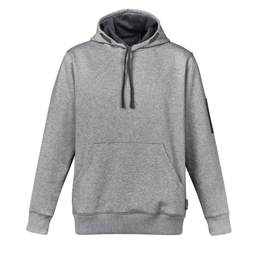 SYZMIK MULTI POCKET HOODIE - GREY MARLE - The Work Pit