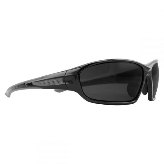 TRACKSIDE POLARISED SAFETY GLASSES BLACK - The Work Pit