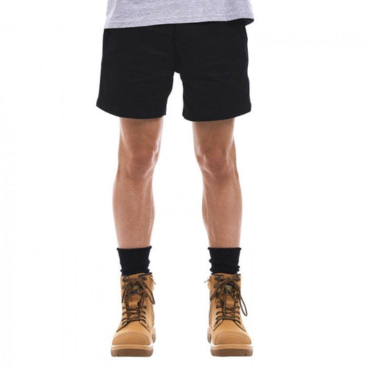 TRADIE BASIC FLEX SHORT LENGTH SHORTS NAVY - The Work Pit