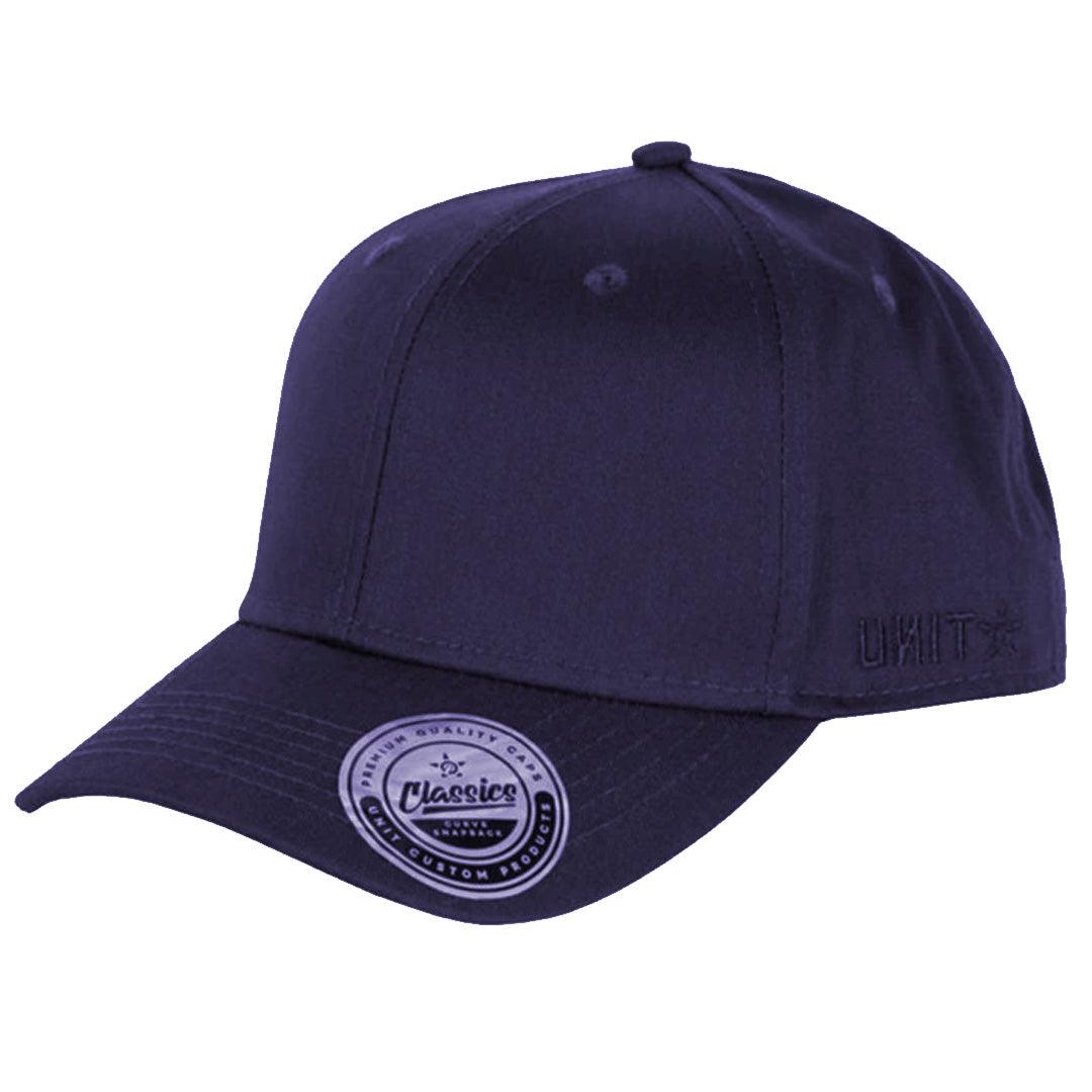 UNIT CLASSIC SNAPBACK CAP NAVY - The Work Pit