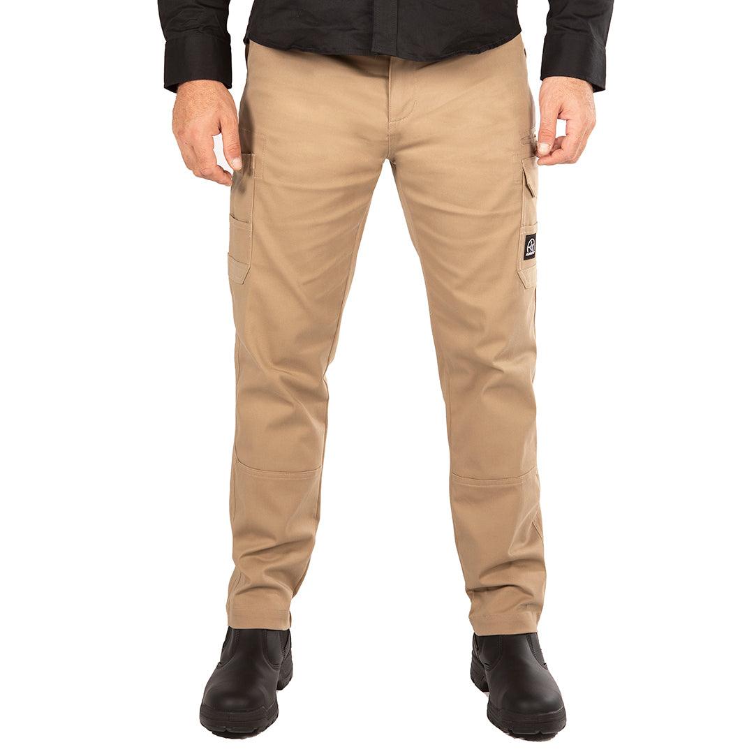 UNIT DEMOLITION CARGO WORK PANTS - KHAKI - The Work Pit