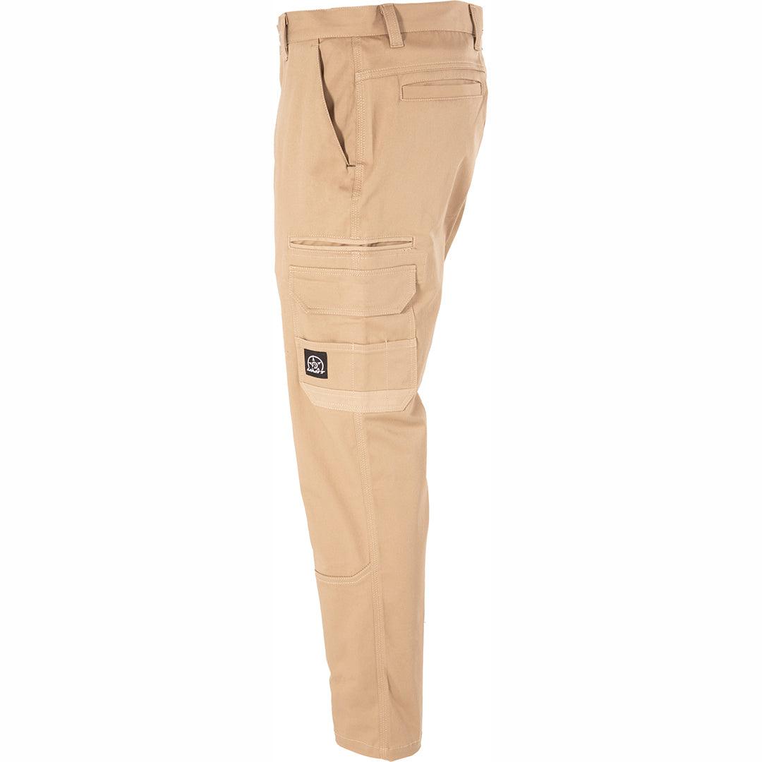 UNIT DEMOLITION CARGO WORK PANTS - KHAKI - The Work Pit