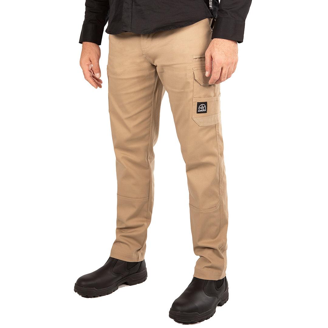 UNIT DEMOLITION CARGO WORK PANTS - KHAKI - The Work Pit