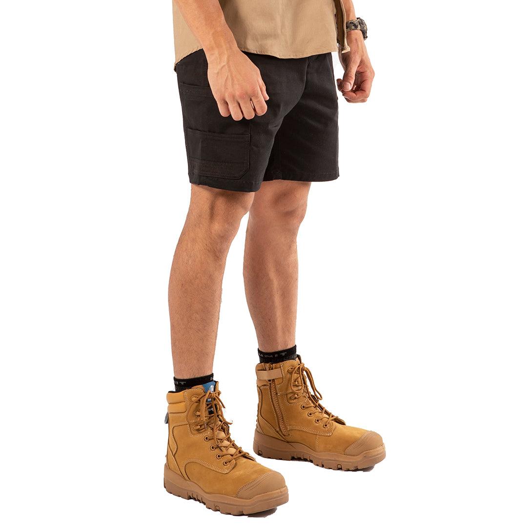 UNIT DEMOLITION CARGO WORK SHORTS BLACK - The Work Pit