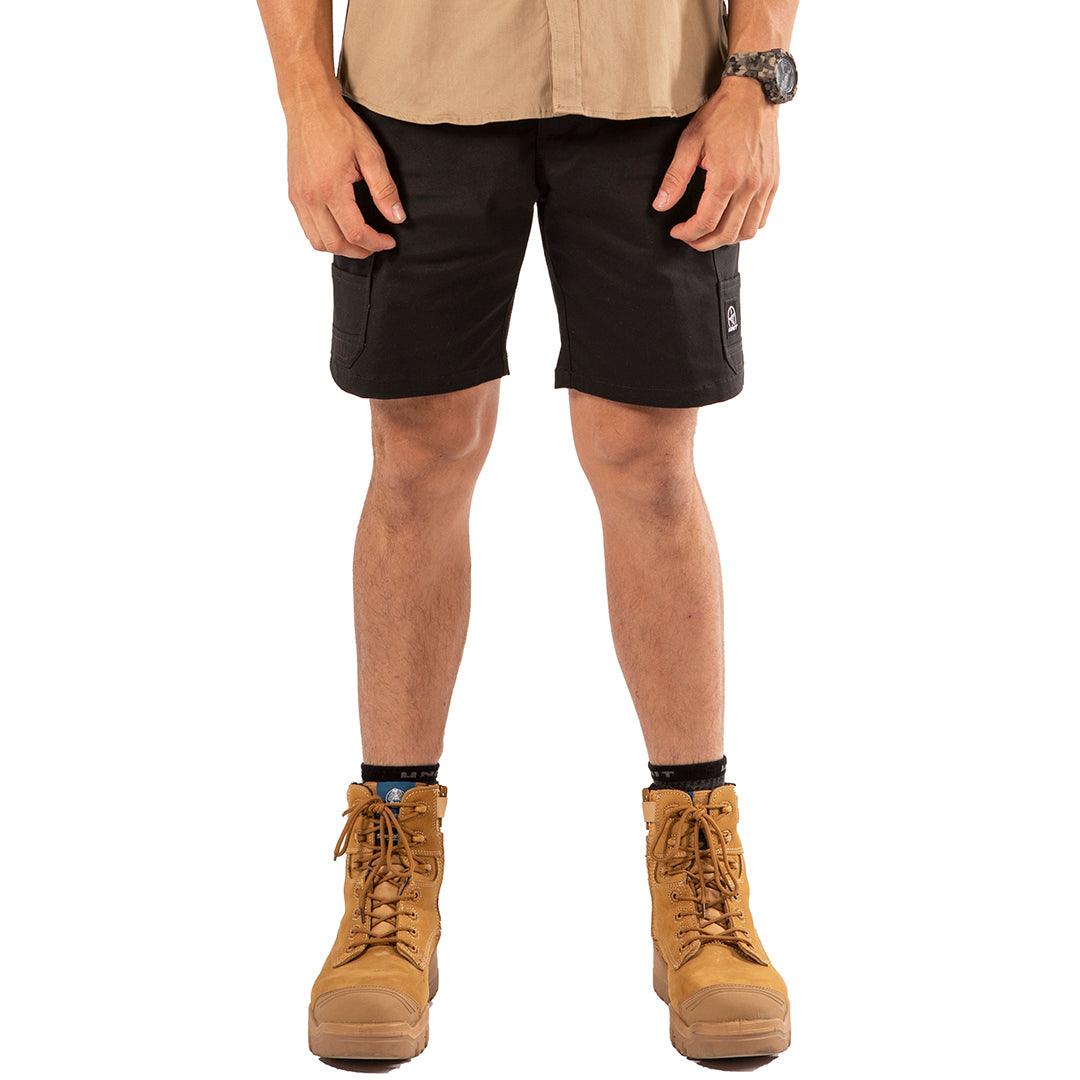 UNIT DEMOLITION CARGO WORK SHORTS BLACK - The Work Pit