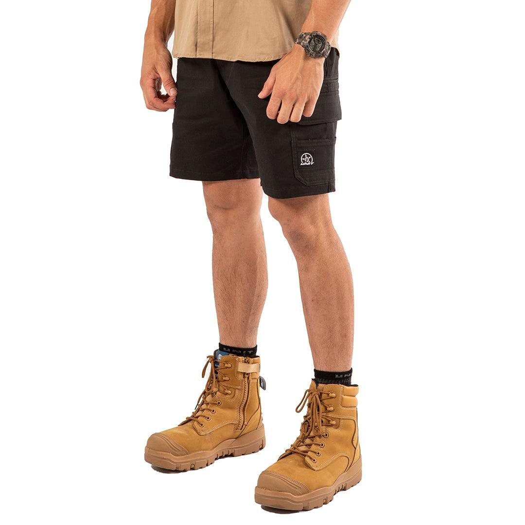 UNIT DEMOLITION CARGO WORK SHORTS BLACK - The Work Pit