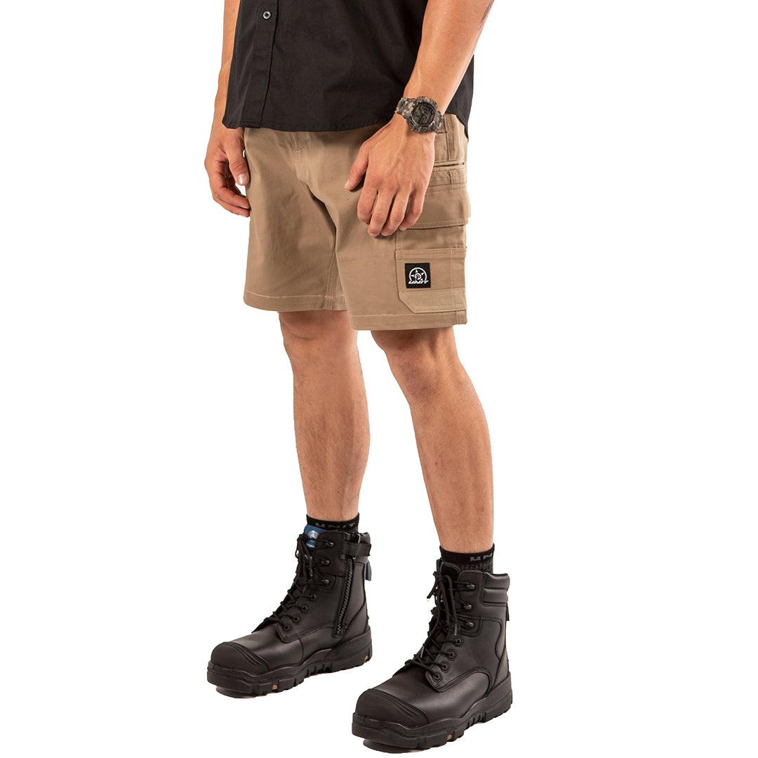 UNIT DEMOLITION CARGO WORK SHORTS KHAKI - The Work Pit