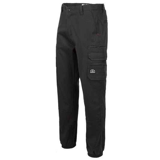 UNIT DEMOLITION CUFFED PANTS BLACK - The Work Pit