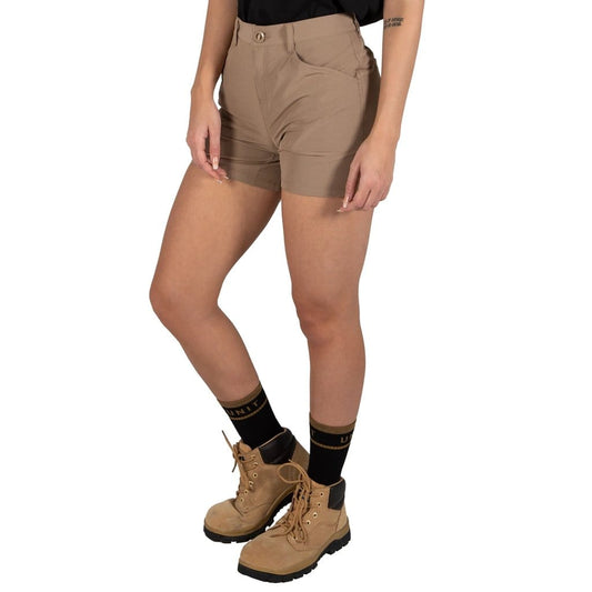 UNIT FLEXLITE WMNS SHORTS KHAKI - The Work Pit