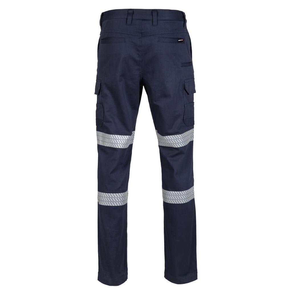 UNIT MENS STRIKE REFLECTIVE PANTS - NAVY - The Work Pit