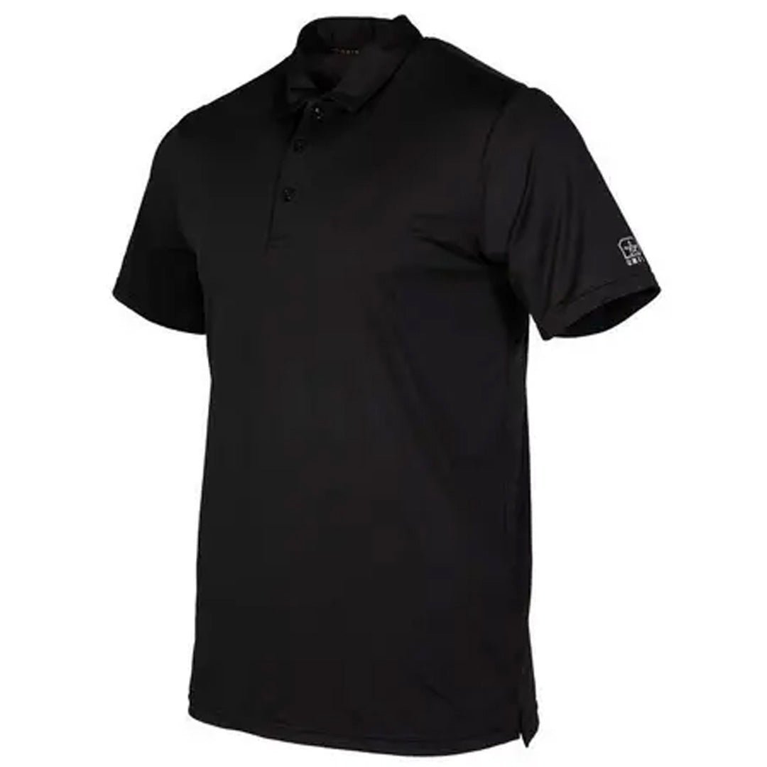 UNIT PRO FLEX POLO SHIRT BLACK - The Work Pit