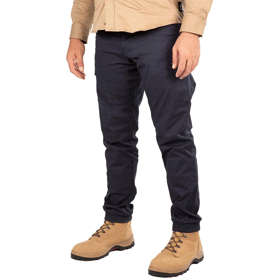 UNIT SURGE CUFFED WORK PANTS NAVY - The Work Pit