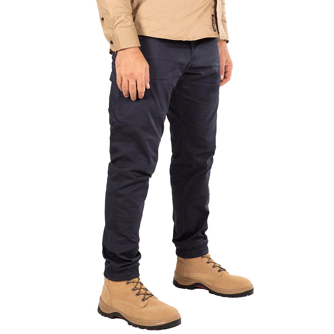 UNIT SURGE CUFFED WORK PANTS NAVY - The Work Pit