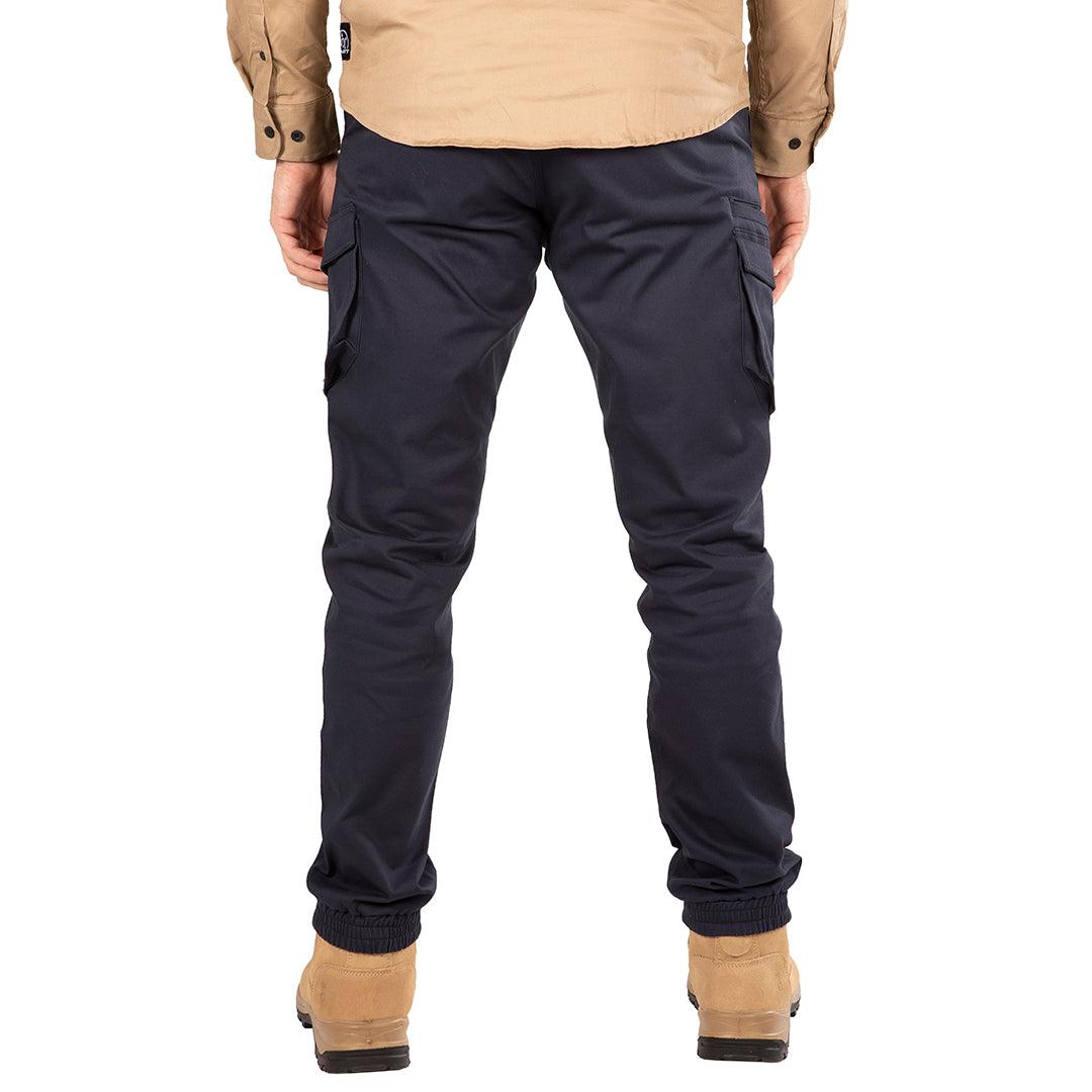 UNIT SURGE CUFFED WORK PANTS NAVY - The Work Pit