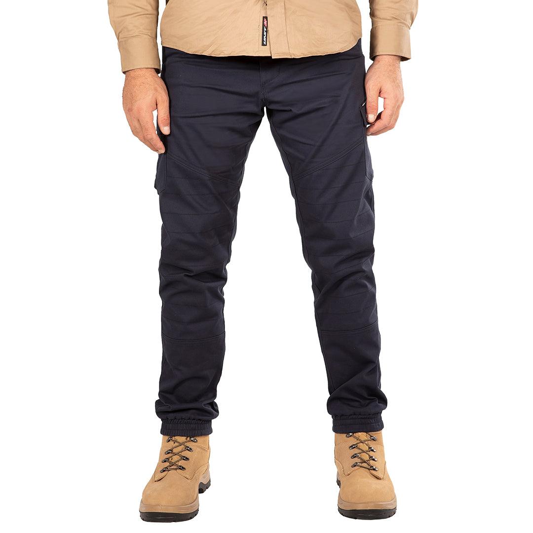 UNIT SURGE CUFFED WORK PANTS NAVY - The Work Pit