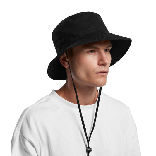 WIDE BRIM NYLON HAT - The Work Pit