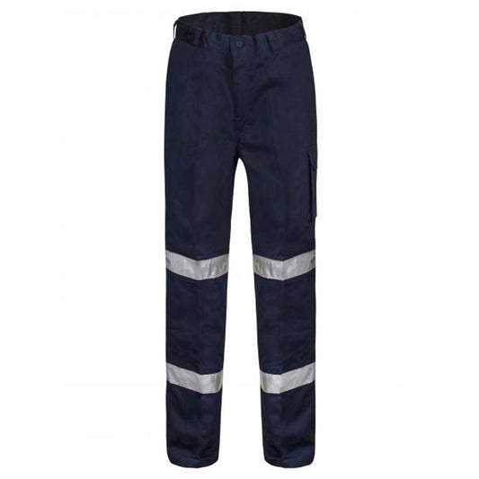 WORKCRAFT MIDWEIGHT MODERN FIT CARGO REG PANTS NAVY - The Work Pit