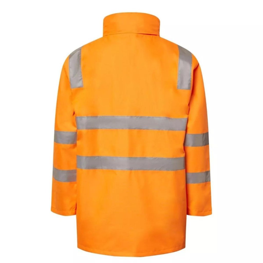 WORKCRAFT VIC HI VIS 4 IN 1 TAPED JACKET - SAFETY ORANGE - The Work Pit